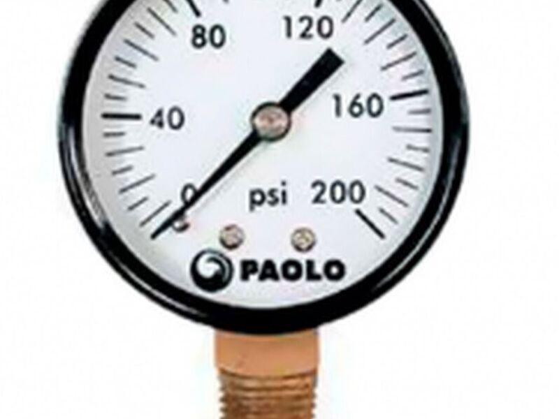 MANÓMETRO 200 PSI PAOLO