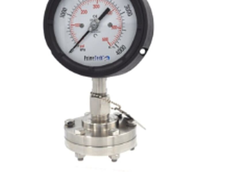 Manómetro ITEC Fenólico (4,5″ Inf.)