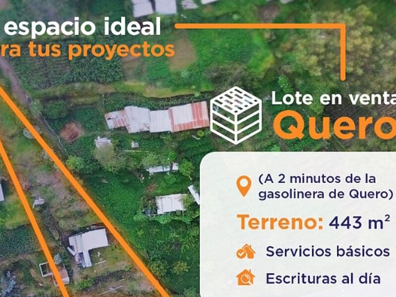 Terreno Venta Quero Ecuador