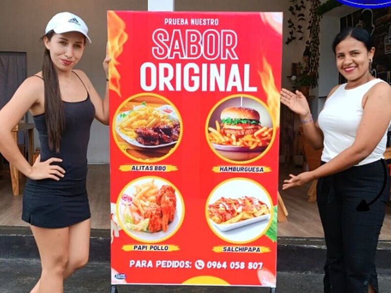 Caballete publicitario Ecuador 