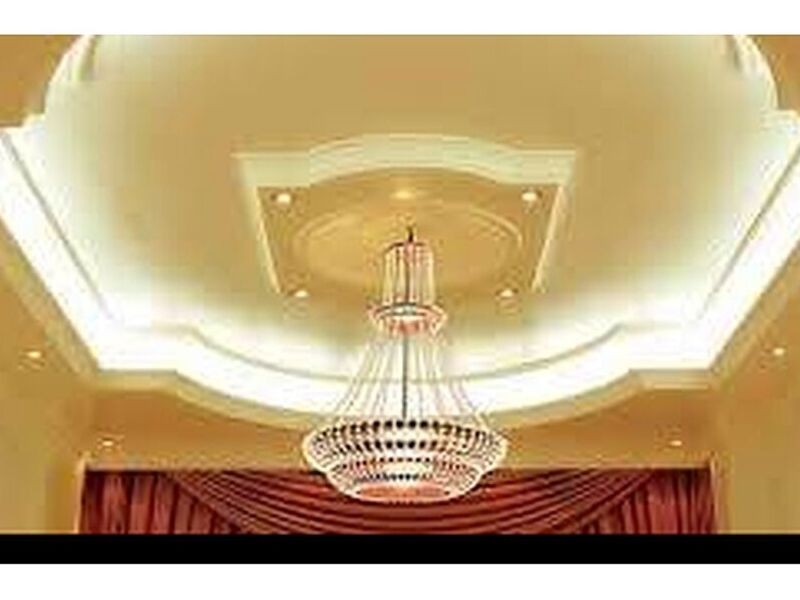 Diseño techo gypsum elegante Ecuador 