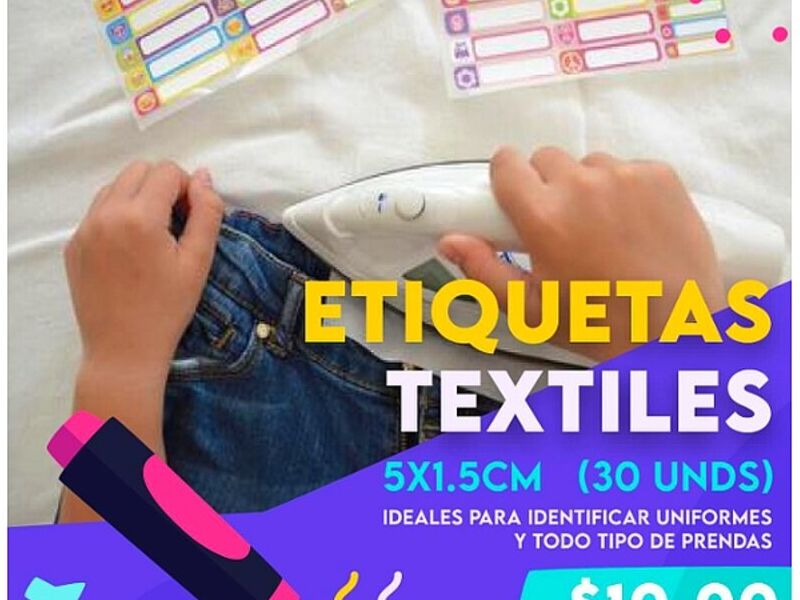 Etiqueta textil Ecuador 