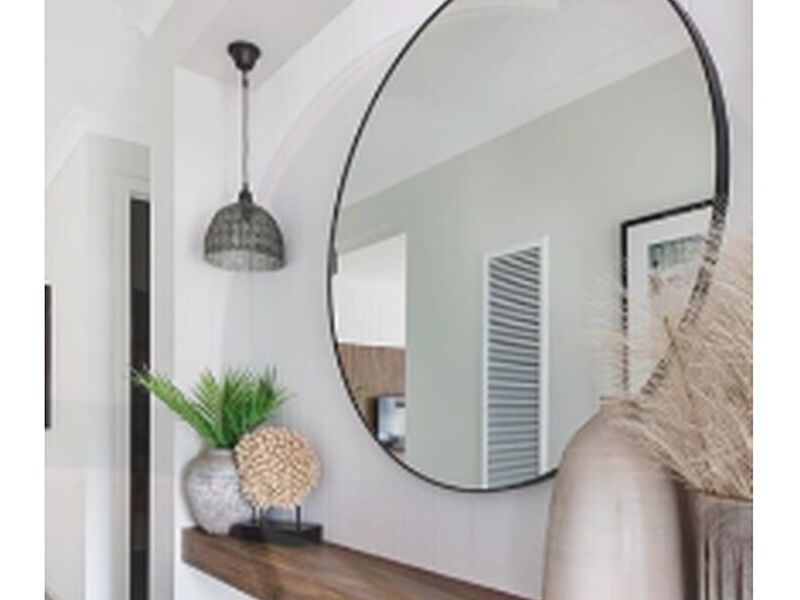 Espejo Circular de Hierro