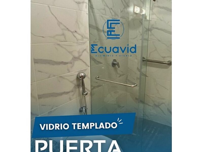 Puerta Corrediza Vidrio Templado Ecuador