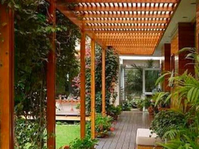 Pérgola madera Ecuador 