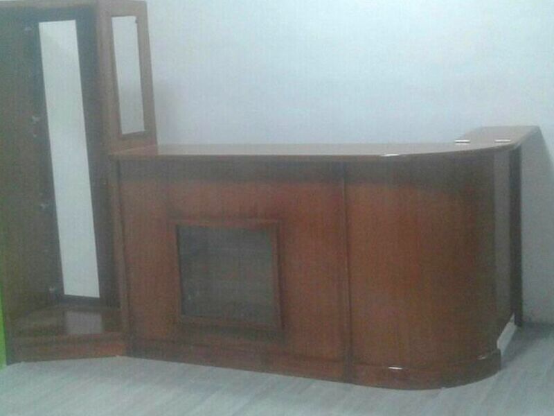 Mueble recepción madera Ecuador 