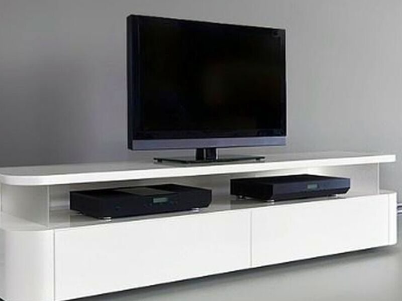 Mueble TV blanco Ecuador 