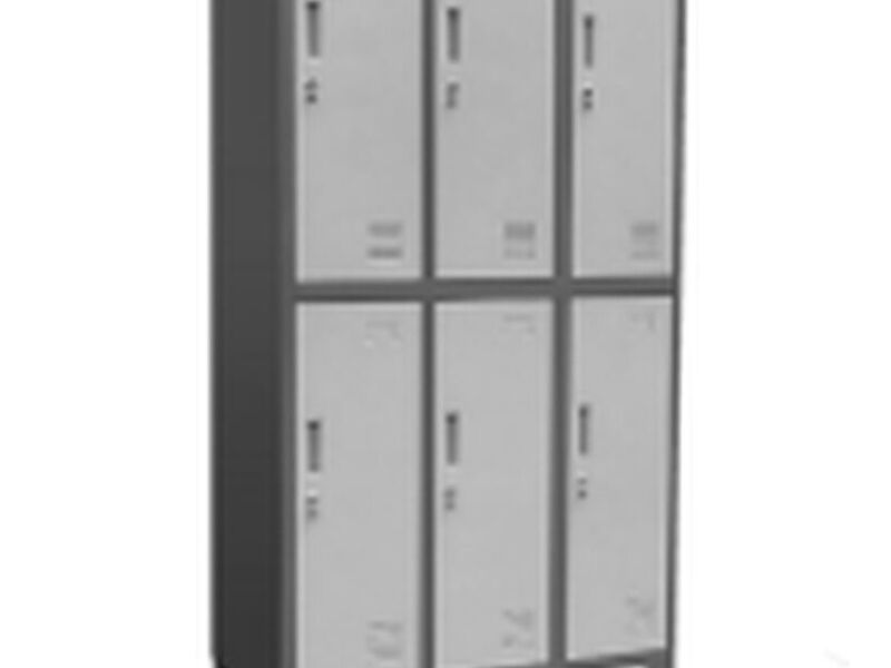 Locker Metálico, 3 Cuerpos, 6