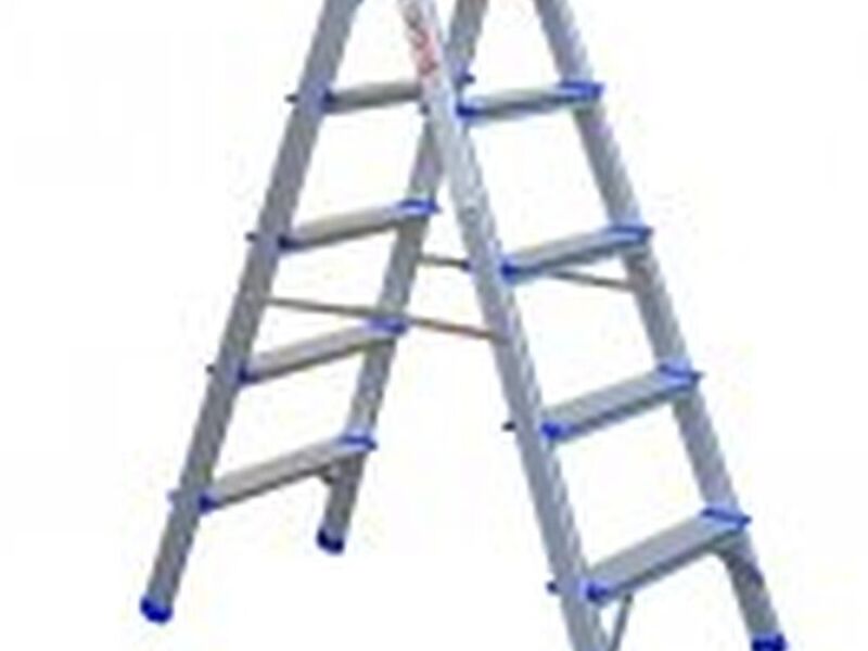 Escalera de Tijera Aluminio - 8 peldaños