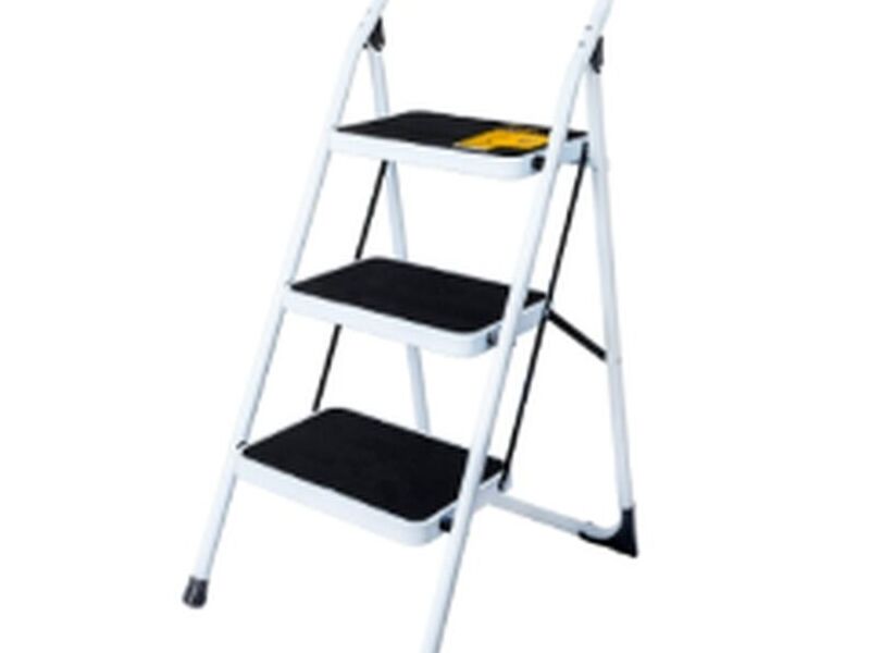 Escalera Tubular Plegable 3 pasos