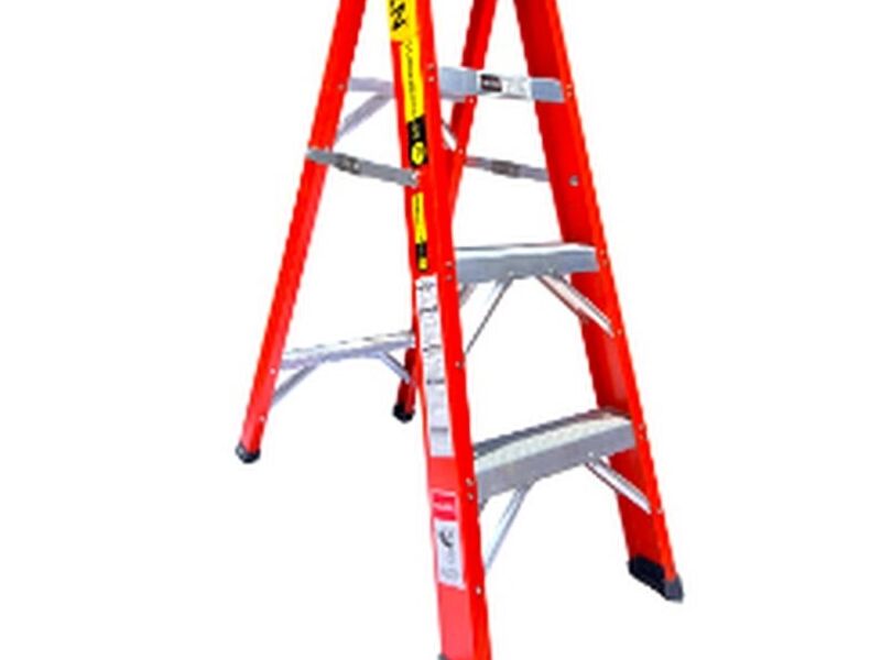 Escalera de Tijera Fibra Vidrio Certificada