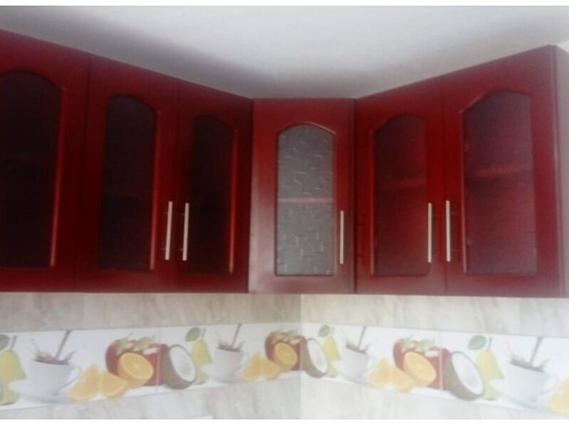 Modular cocina rojizo Ecuador 