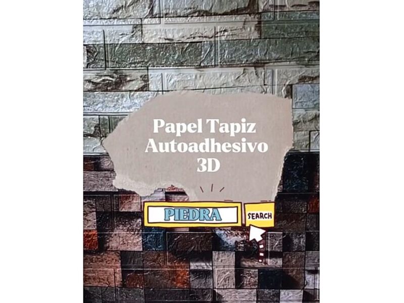 Papel tapiz autoadhesivo 3D piedra Quito