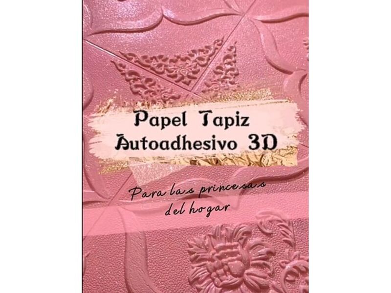 Papel tapiz autoadhesivo 3D rosa Quito