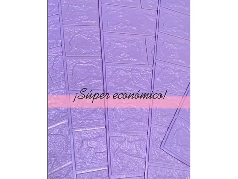 Papel tapiz autoadhesivo 3D morado Quito