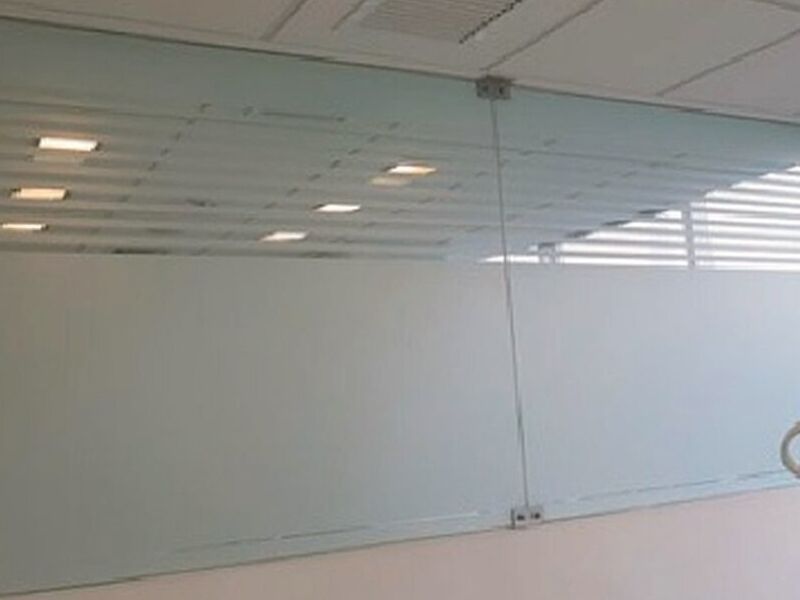 Ventana Fija Vidrio Arenado Quito