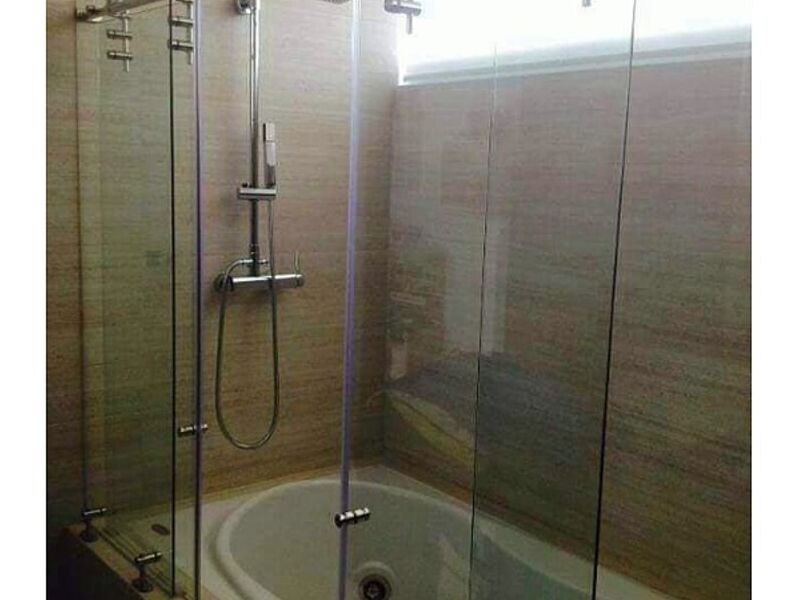 Cortina Baño Vidrio Templado Ecuador