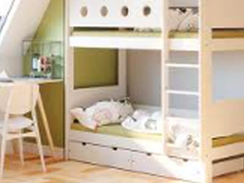 Cama litera blanco Ecuador 