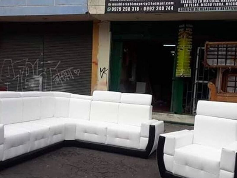 Juego sala blanco Ecuador 