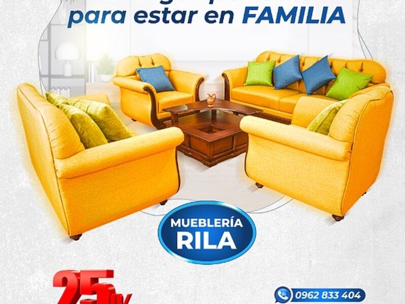 Juego sala  amarillo Ecuador 