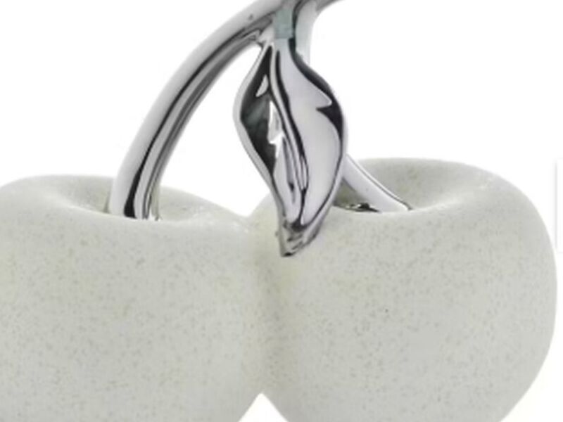 Figura Decorativa Manzana Doble