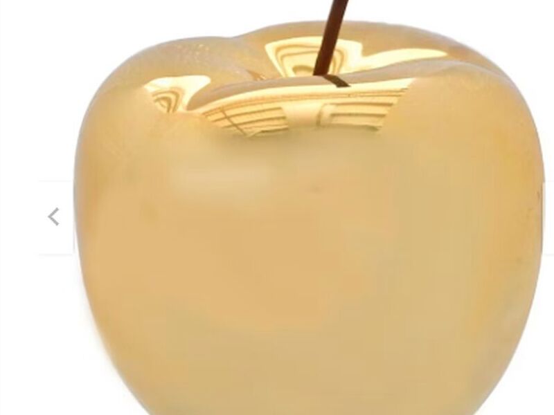Figura Decorativa Manzana Boston Gold
