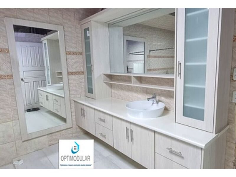 Mueble lavabo baño + espejo Ecuador