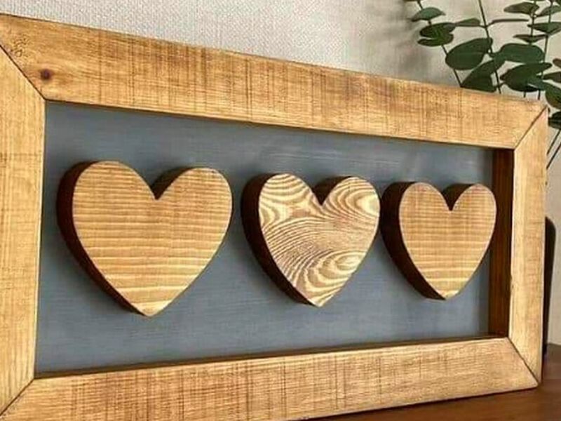 Cuadro decorativo madera Ecuador 