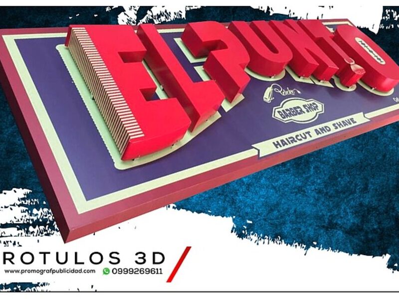 Rótulos 3D Ecuador 