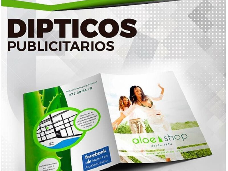 Dípticos publicitarios Ecuador 