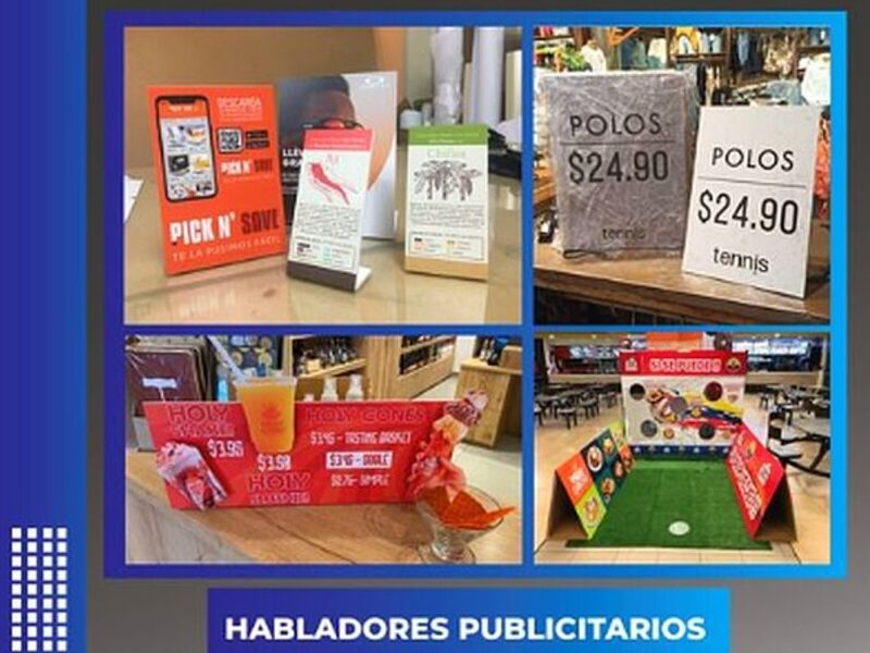 Habladores publicitarios Ecuador 