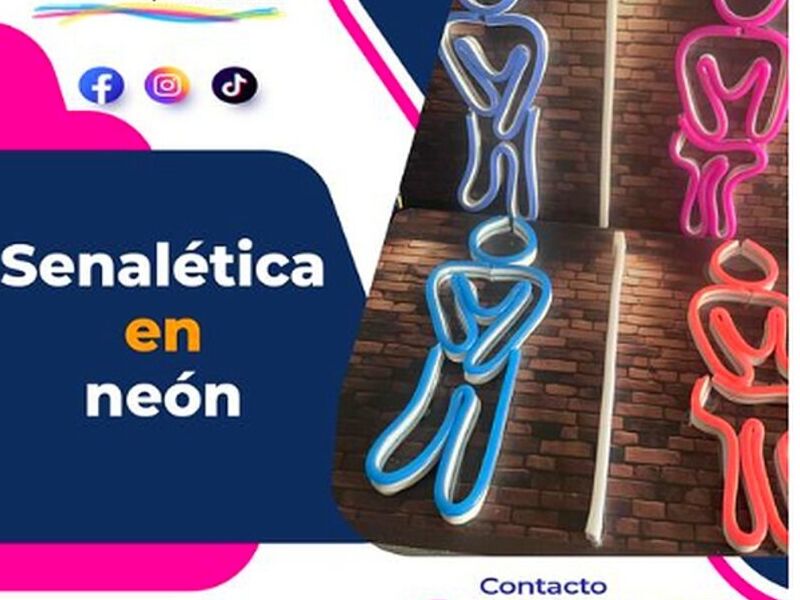 Señalética neón Ecuador 