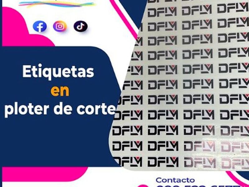 Etiquetas plotter Ecuador 