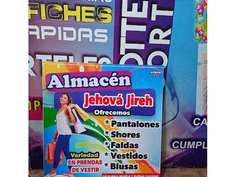 Letrero publicitario Ecuador 