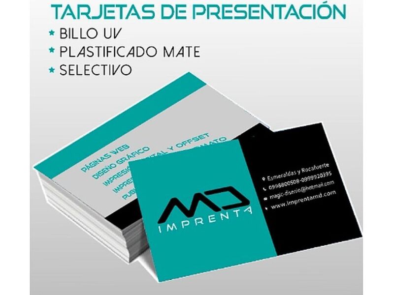 Tarjetas Presentación Ecuador 