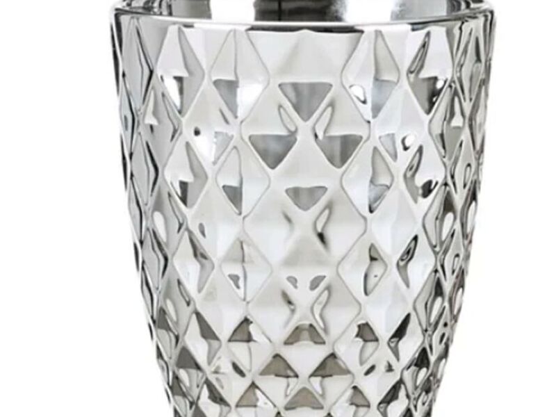 MACETA MIRROR SILVER PARA ORQUIDEA
