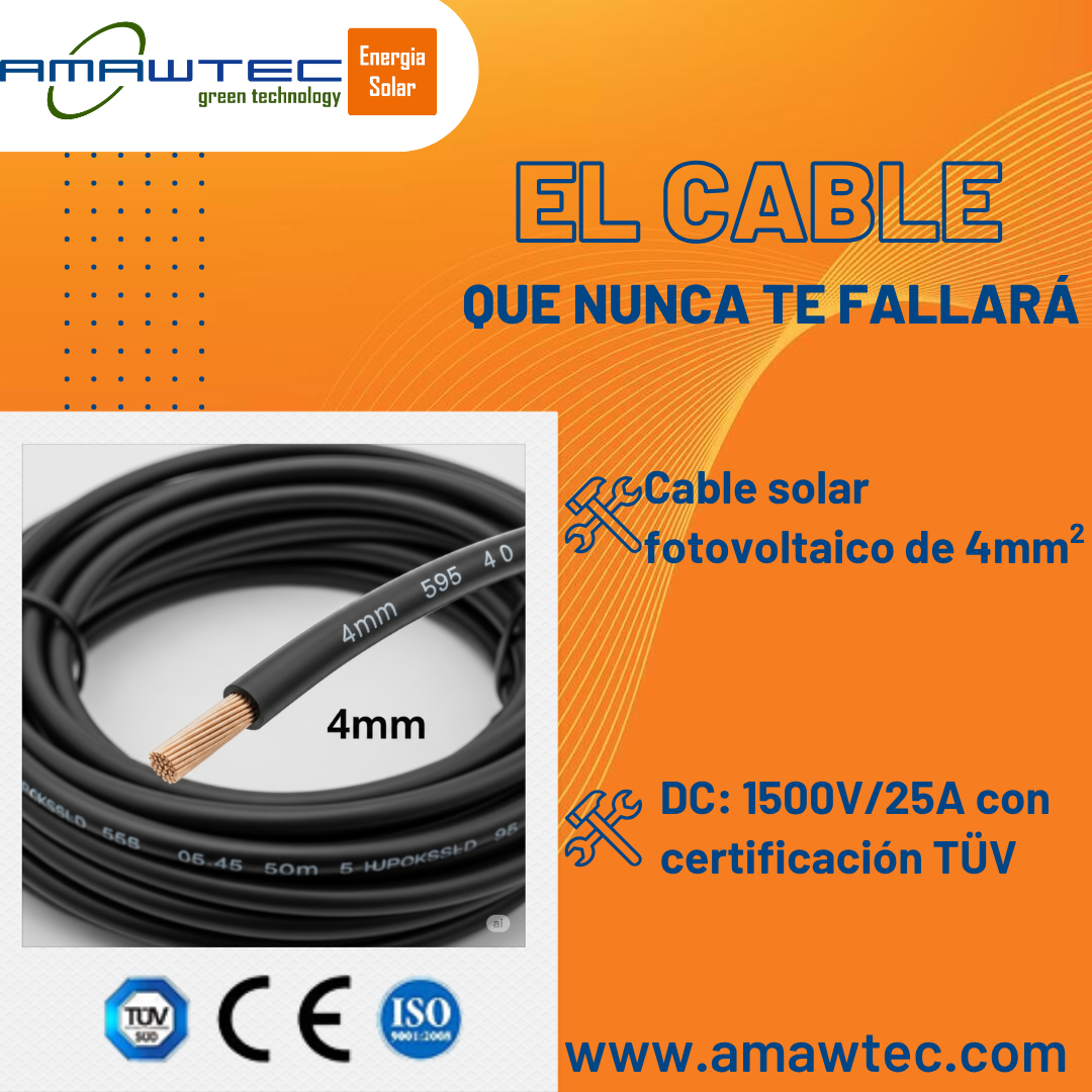 Cable Solar 4mm2