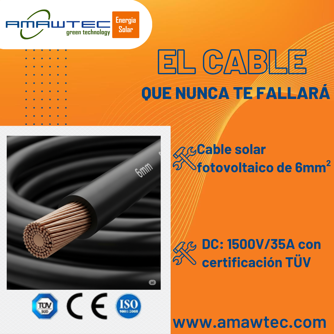 Cable solar 6mm2