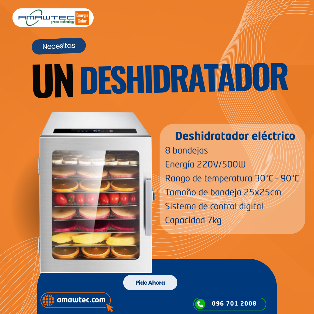 Deshidratador 8 bandejas