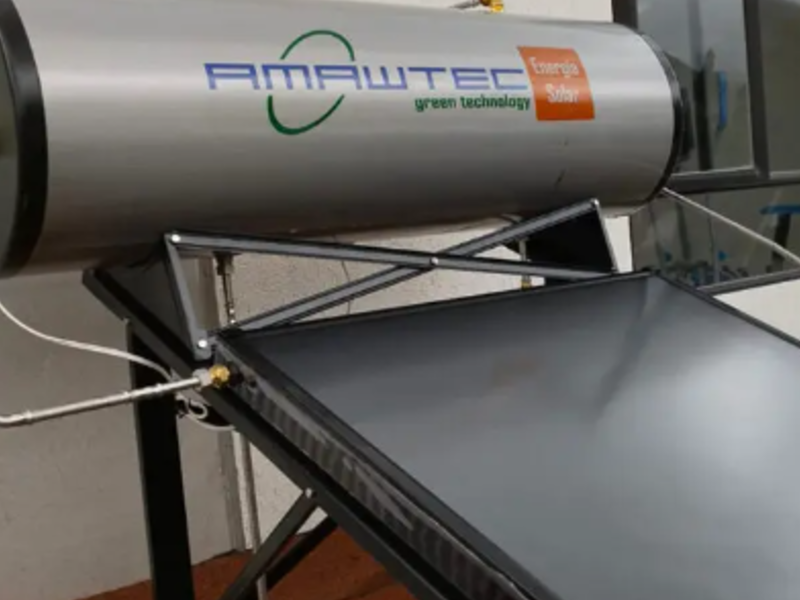 Calentador solar panel plano ecuador