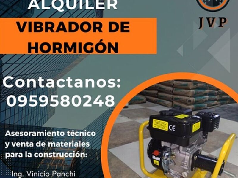 Vibrador de Hormigón Ecuador 