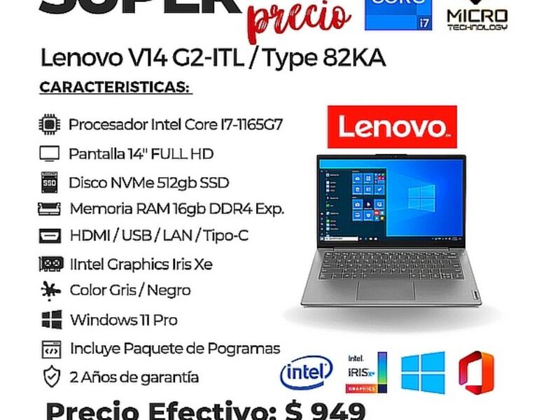 Lenovo V14 G2 ITL type 82KA Quito