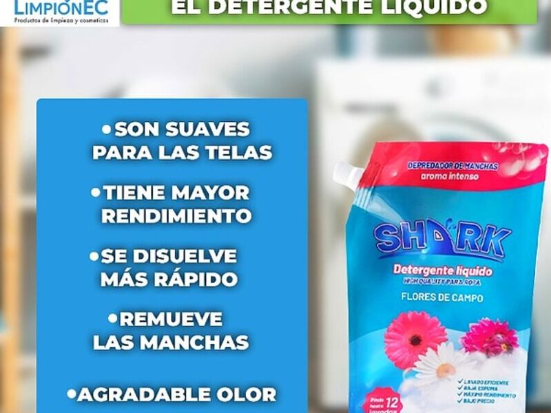 Detergente Líquido Shark Ecuador