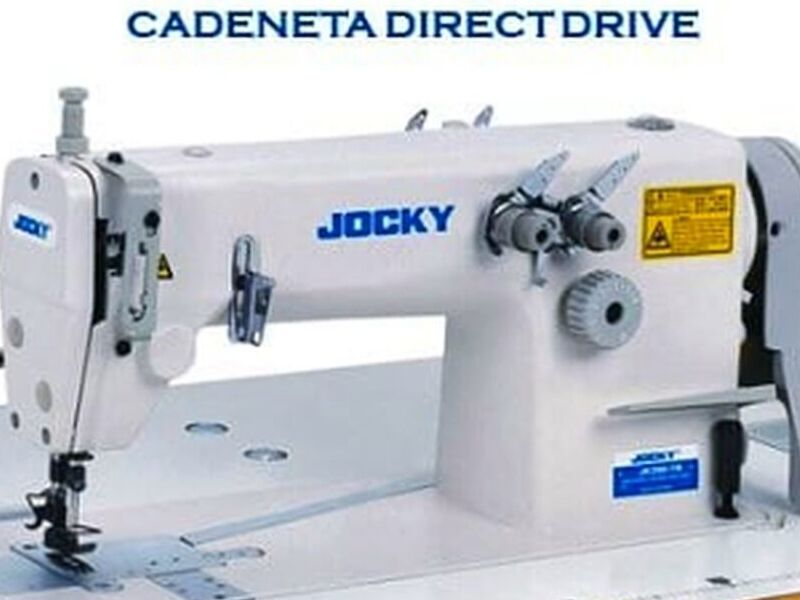 Máquina de coser doble aguja con cadeneta