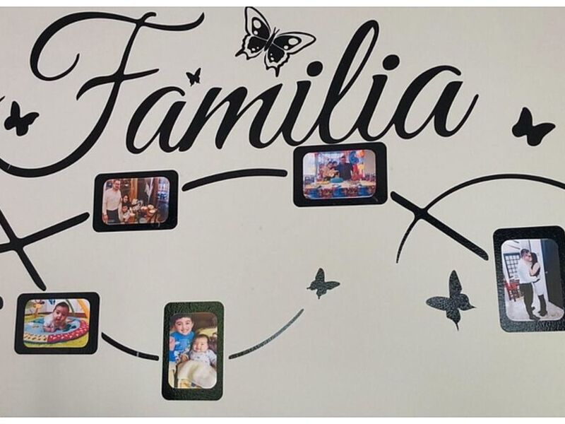 Vinilo Decorativo Familia Ecuador