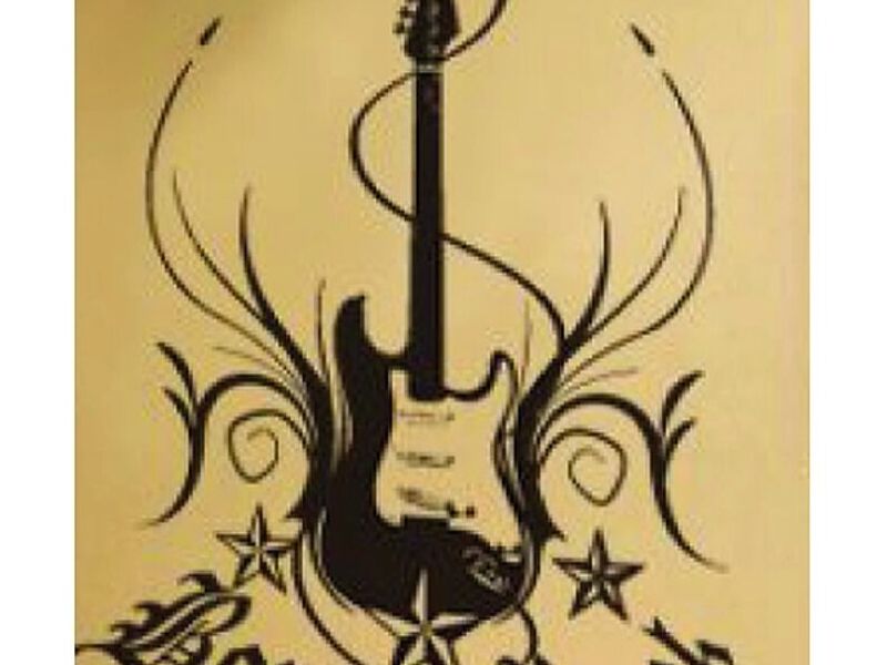Vinilo Decorativo Guitarra Ecuador