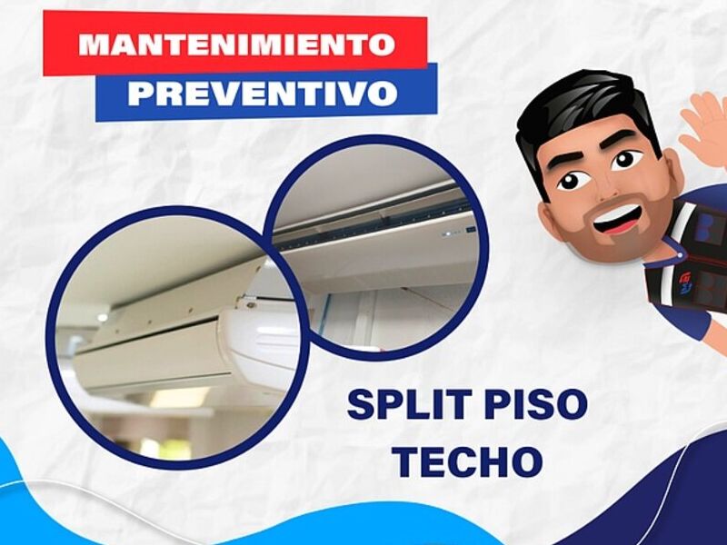 Mantenimiento SPLIT PISO TECHO-Ecuador
