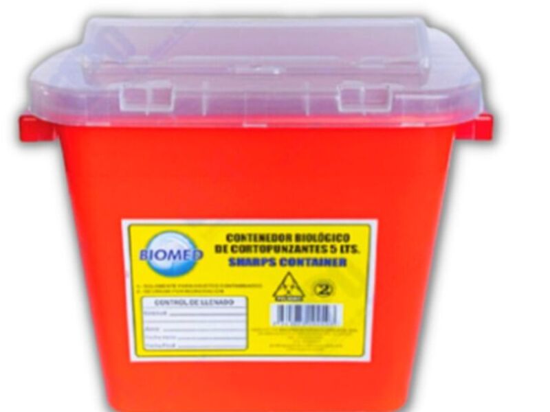 Cortopunzantes rectangular 12000ml Ecuador