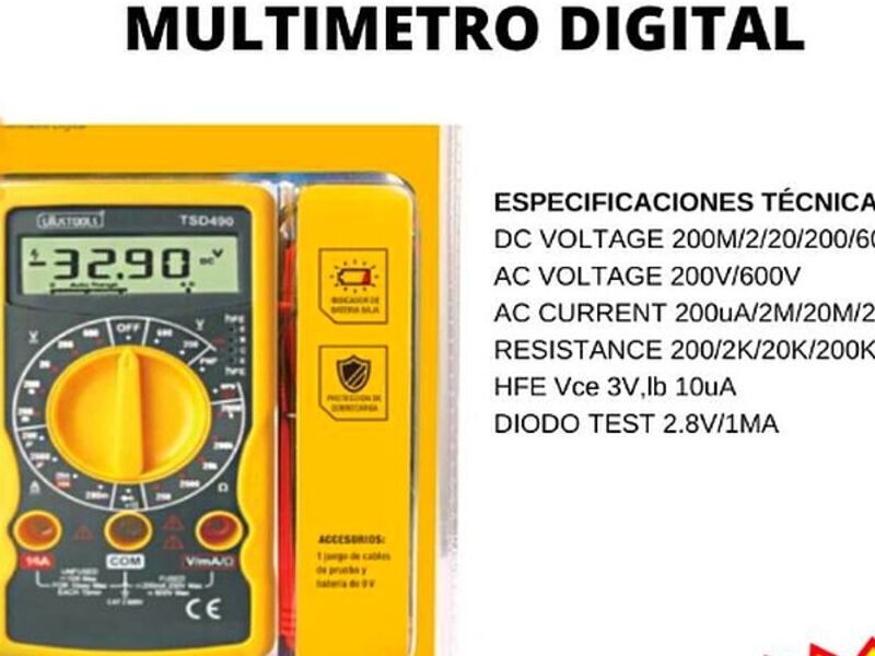 MULTIMETRO DIGITAL QUITO