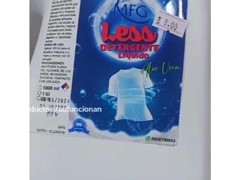 Detergente Líquido MFG Ecuador